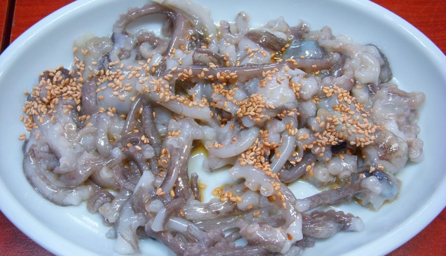 Món bạch tuộc sống thách thức lòng can đảm ở Hàn Quốc 14